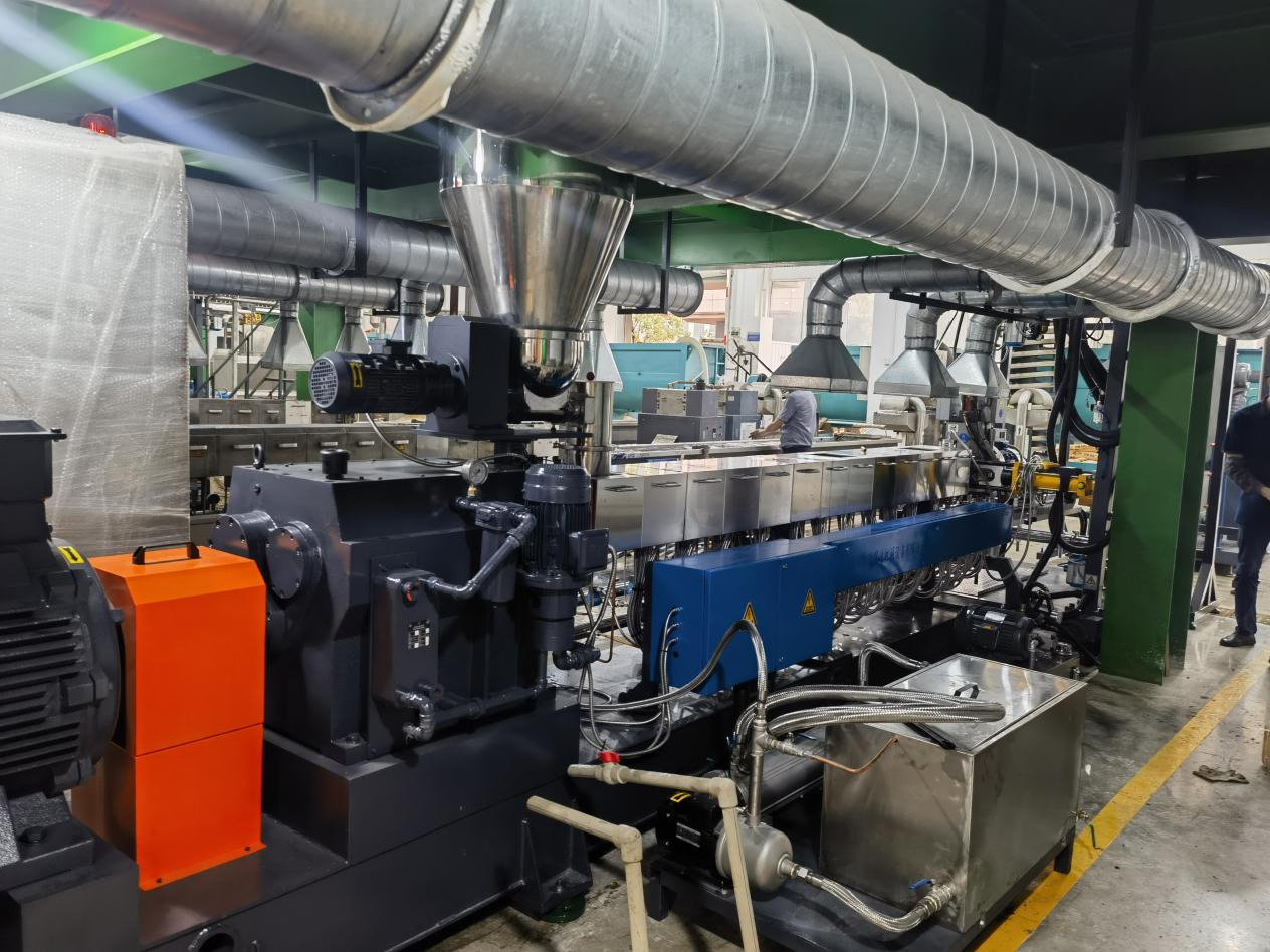 ky开元TPE引进双螺杆挤出机+水下切生产线自动化设备 ky开元TPE引进双螺杆挤出机+水下切生产线自动化设备